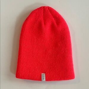 COAL Unisex Hot Pink Orange Beanie Touque Outdoor Winter Streetwear Coastal